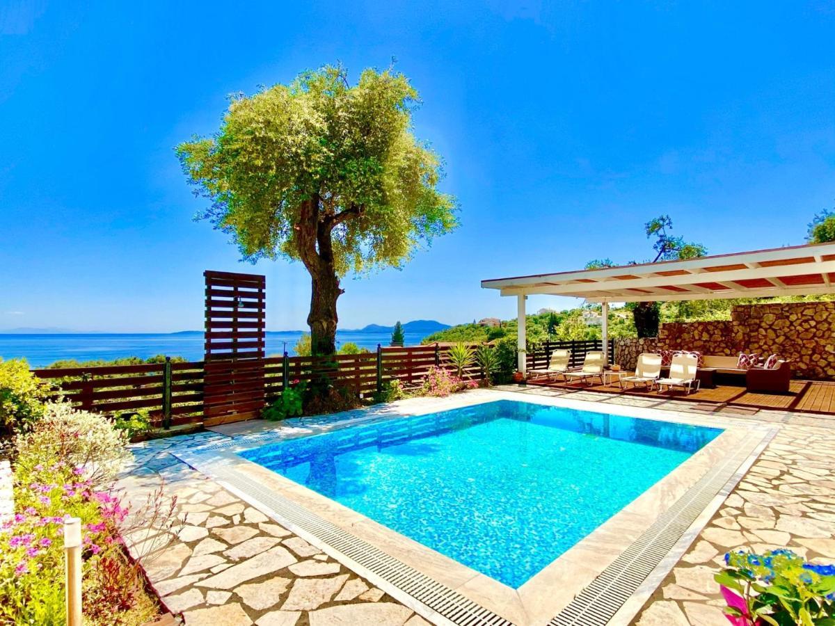 Villa Barbati Dream With Private Pool By Dadovillas Pyrgi  Экстерьер фото