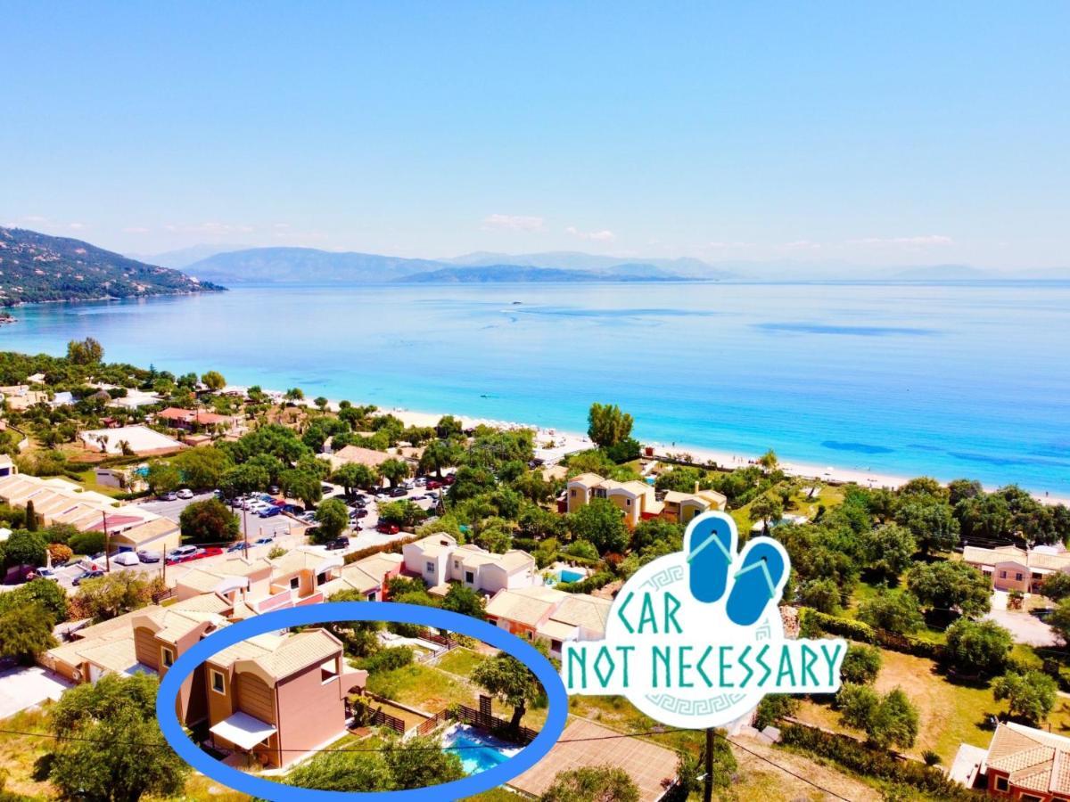 Villa Barbati Dream With Private Pool By Dadovillas Pyrgi  Экстерьер фото