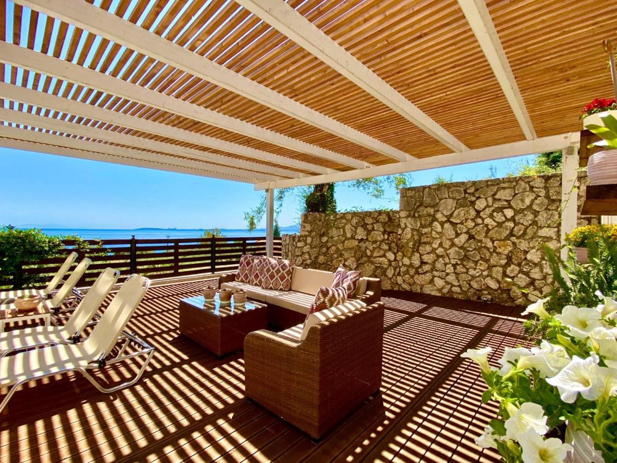 Villa Barbati Dream With Private Pool By Dadovillas Pyrgi  Экстерьер фото