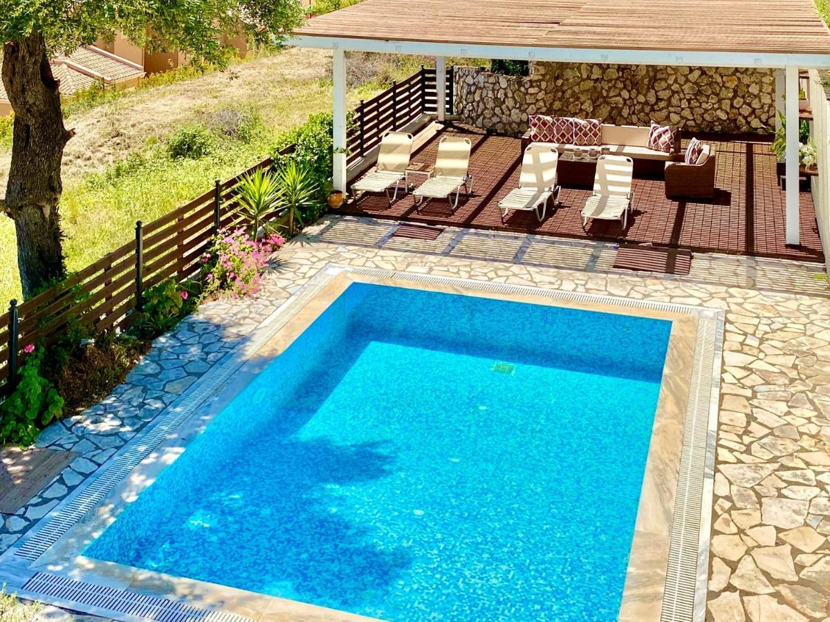 Villa Barbati Dream With Private Pool By Dadovillas Pyrgi  Экстерьер фото