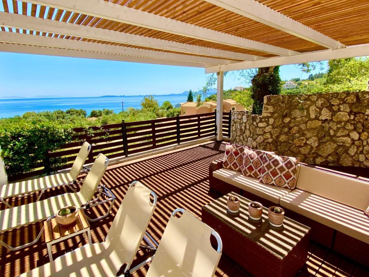 Villa Barbati Dream With Private Pool By Dadovillas Pyrgi  Экстерьер фото