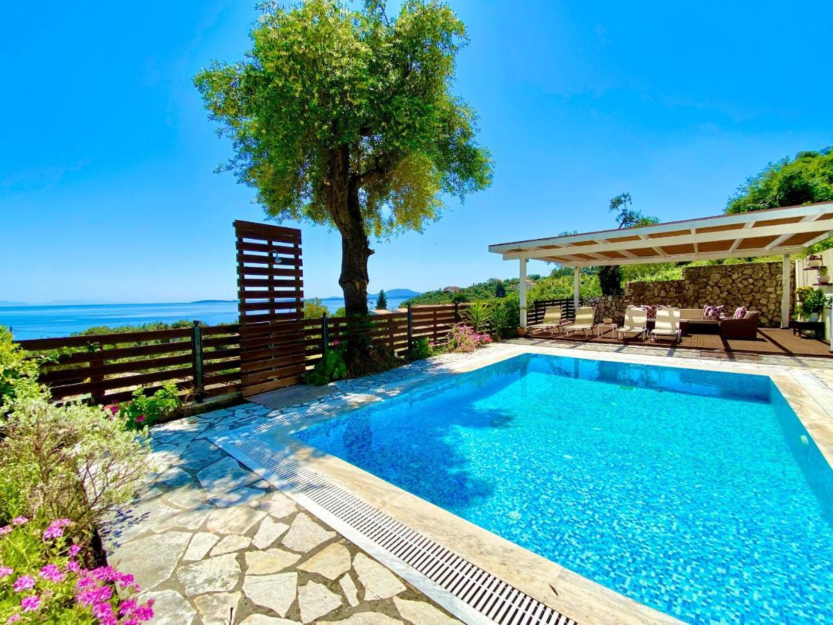 Villa Barbati Dream With Private Pool By Dadovillas Pyrgi  Экстерьер фото