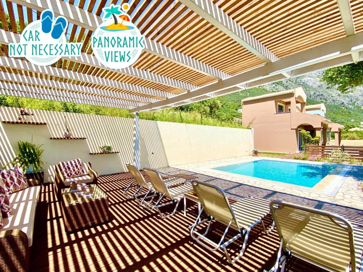 Villa Barbati Dream With Private Pool By Dadovillas Pyrgi  Экстерьер фото
