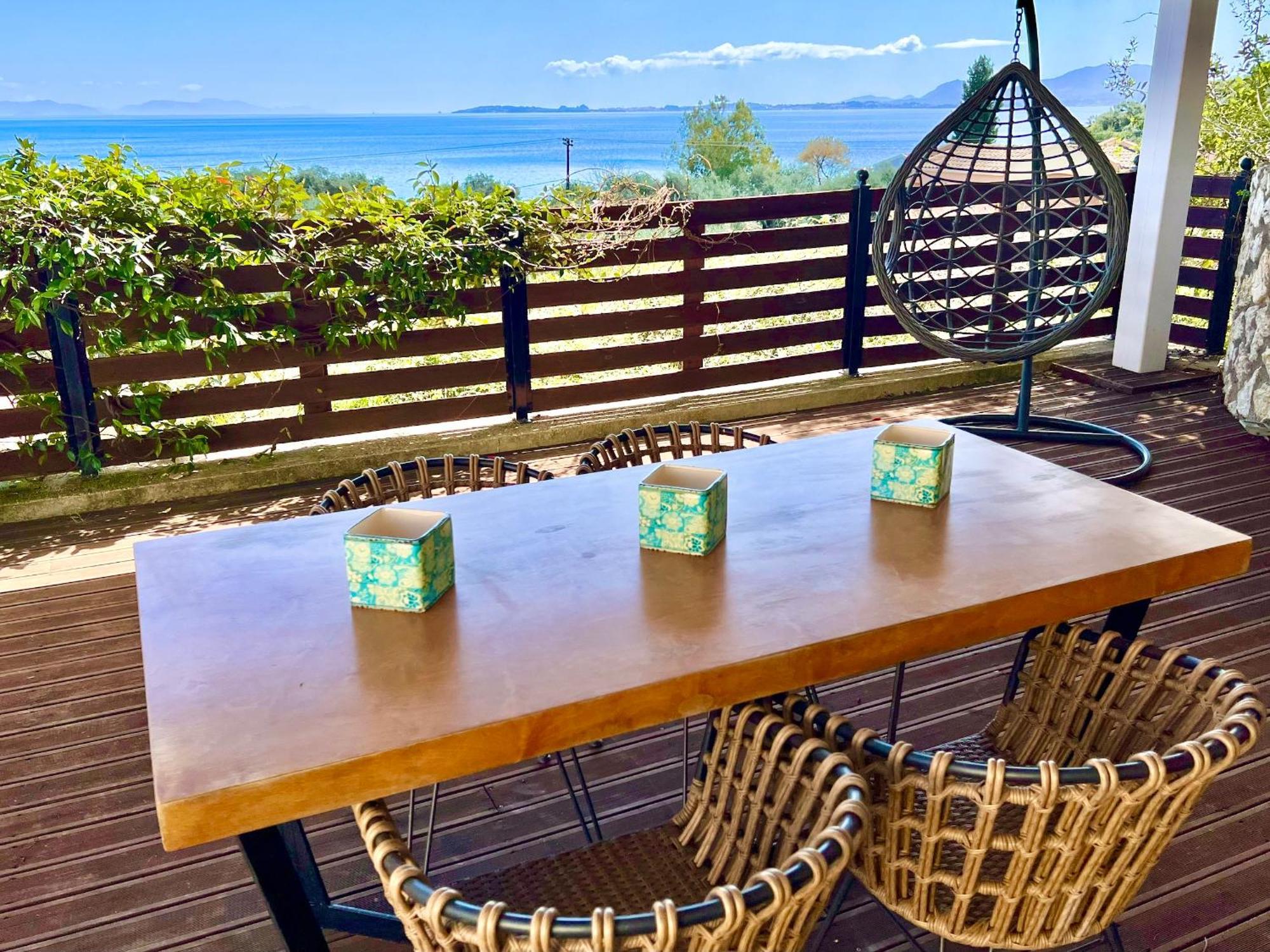 Villa Barbati Dream With Private Pool By Dadovillas Pyrgi  Экстерьер фото